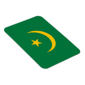 Vlag van Mauritanië oud Magneet (Rechterzijde)