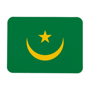 Vlag van Mauritanië oud Magneet