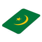 Vlag van Mauritanië oud Magneet (Linkerzijde)