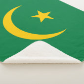 Vlag van Mauritanië oud Sherpa Deken (3/4)