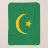 Vlag van Mauritanië oud Sherpa Deken (Voorkant)