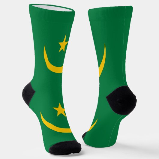 Vlag van Mauritanië oud Sokken (Gebogen)