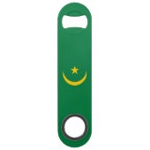 Vlag van Mauritanië oud Speed Flessenopener (Achterkant)