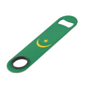 Vlag van Mauritanië oud Speed Flessenopener (Achterkant Gekanteld)