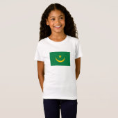 Vlag van Mauritanië oud T-shirt (Voorkant volledig)