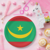 Vlag van Mauritanië Papieren Bordje (Feest)