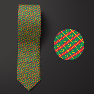 Vlag van Mauritanië Patroon Stropdas