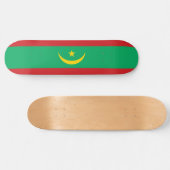 Vlag van Mauritanië Persoonlijk Skateboard (Horizontaal)