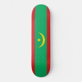 Vlag van Mauritanië Persoonlijk Skateboard (Voorkant)