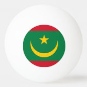 Vlag van Mauritanië Pingpongbal (Achterkant)