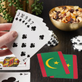 Vlag van Mauritanië Pokerkaarten (Insitu)