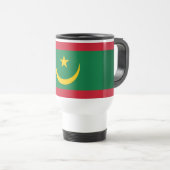 Vlag van Mauritanië Reisbeker (Voorkant rechts)