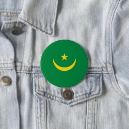 Vlag van Mauritanië Ronde Button 7,6 Cm