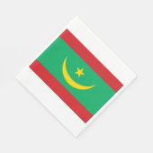 Vlag van Mauritanië Servet (Hoek)