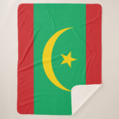 Vlag van Mauritanië Sherpa Deken (Voorkant)