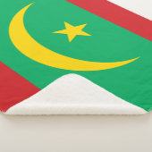 Vlag van Mauritanië Sherpa Deken (3/4)