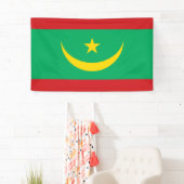 Vlag van Mauritanië Spandoek (Insitu)