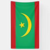 Vlag van Mauritanië Spandoek (Verticaal)