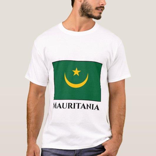 Vlag van Mauritanië T-shirt (Voorkant)