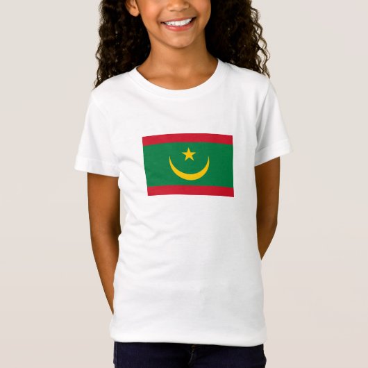 Vlag van Mauritanië T-shirt (Voorkant)