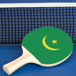Vlag van Mauritanië Tafeltennisbatje