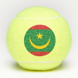 Vlag van Mauritanië Tennisballen