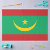 Vlag van Mauritanië Tissuepapier (Craft)
