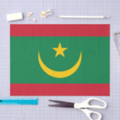 Vlag van Mauritanië Tissuepapier (Craft)