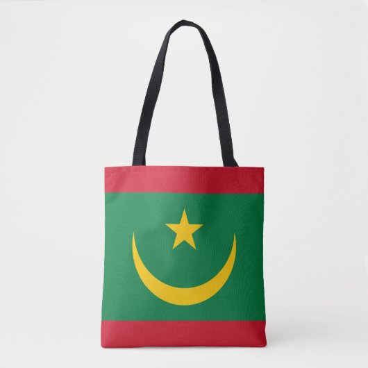 Vlag van Mauritanië Tote Bag (Voorkant)