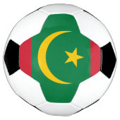 Vlag van Mauritanië Voetbal (Gedraaid)