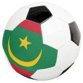 Vlag van Mauritanië Voetbal (Drie kwart)