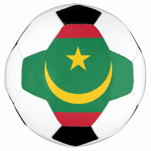 Vlag van Mauritanië Voetbal
