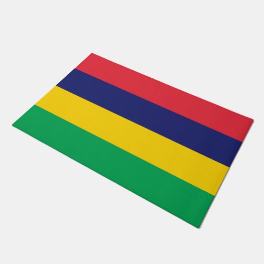 Vlag van Mauritius Deurmat (Schuin)
