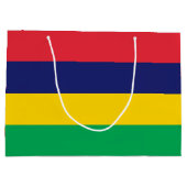 Vlag van Mauritius Groot Cadeauzakje (Achterkant)