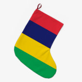 Vlag van Mauritius Grote Kerstsok (Voorkant (Hangend))