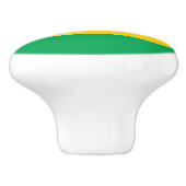 Vlag van Mauritius Keramische Knop (Zijkant)