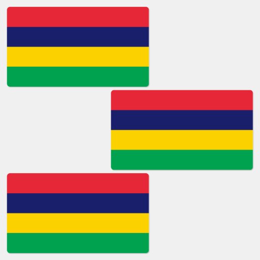 Vlag van Mauritius Labels (Groep)