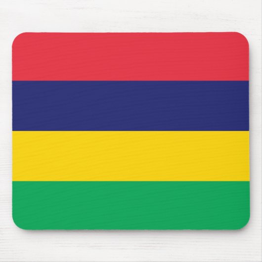 Vlag van Mauritius Muismat (Voorkant)