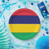 Vlag van Mauritius Papieren Bordje (Feest)