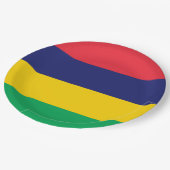 Vlag van Mauritius Papieren Bordje (Gekanteld)