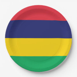 Vlag van Mauritius Papieren Bordje