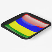 Vlag van Mauritius Papieren Bordje (Gebogen)