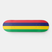 Vlag van Mauritius Persoonlijk Skateboard (Horizontaal)