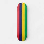 Vlag van Mauritius Persoonlijk Skateboard (Voorkant)