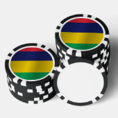 Vlag van Mauritius Pokerchips (Opstapeling)