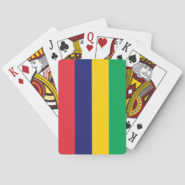 Vlag van Mauritius Pokerkaarten