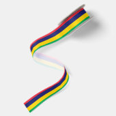 Vlag van Mauritius Satijnen Lint (Achterkant)