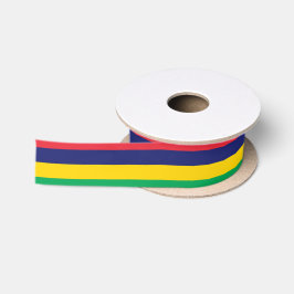 Vlag van Mauritius Satijnen Lint