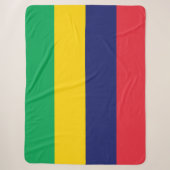 Vlag van Mauritius Sherpa Deken (Voorkant)