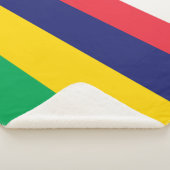 Vlag van Mauritius Sherpa Deken (3/4)